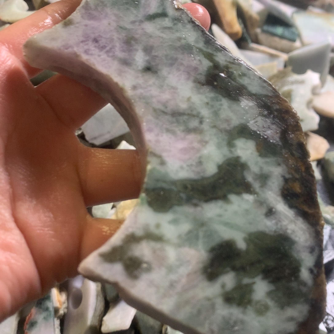 翡翠颈饰未镶嵌缅甸翡翠