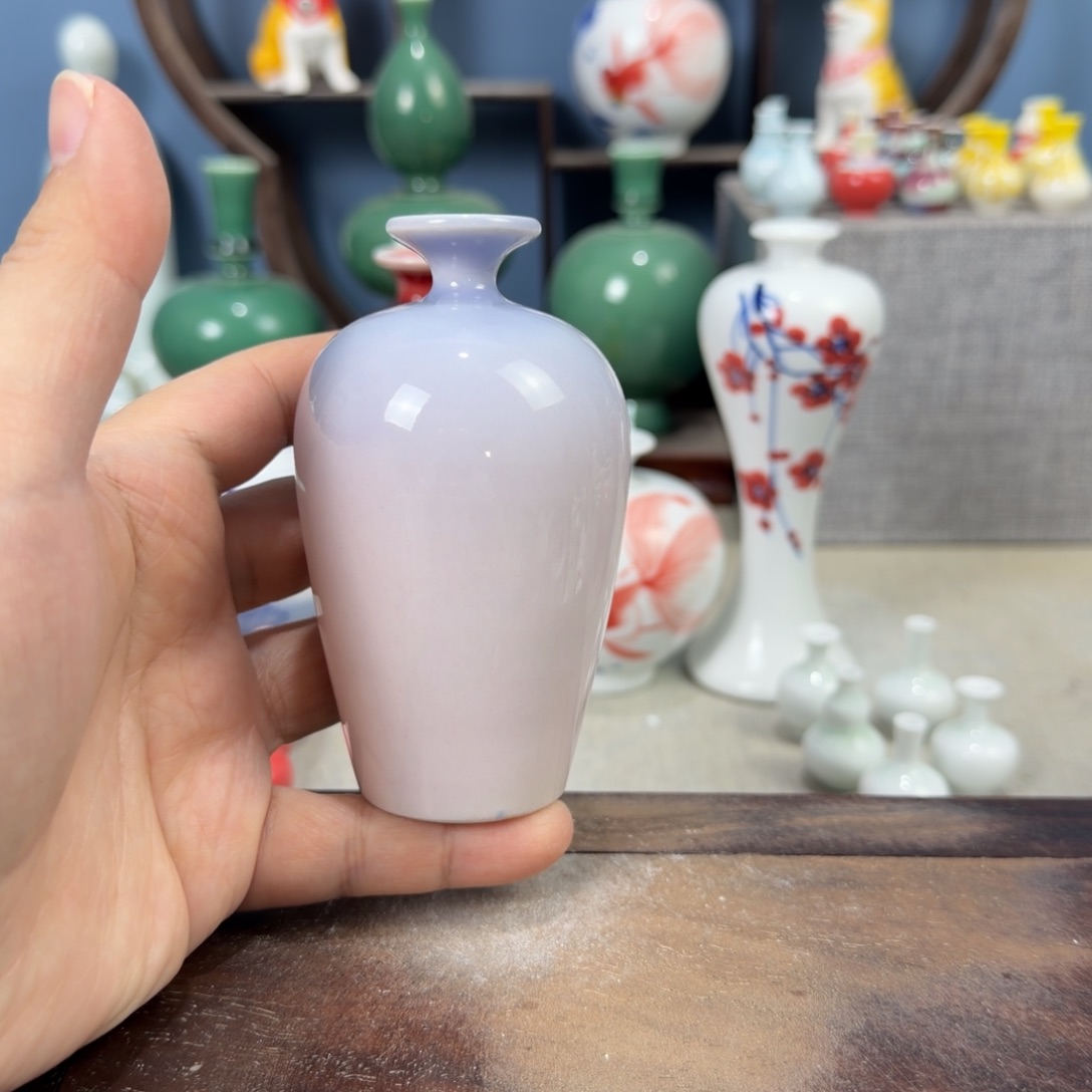 陶瓷手工小花器摆件