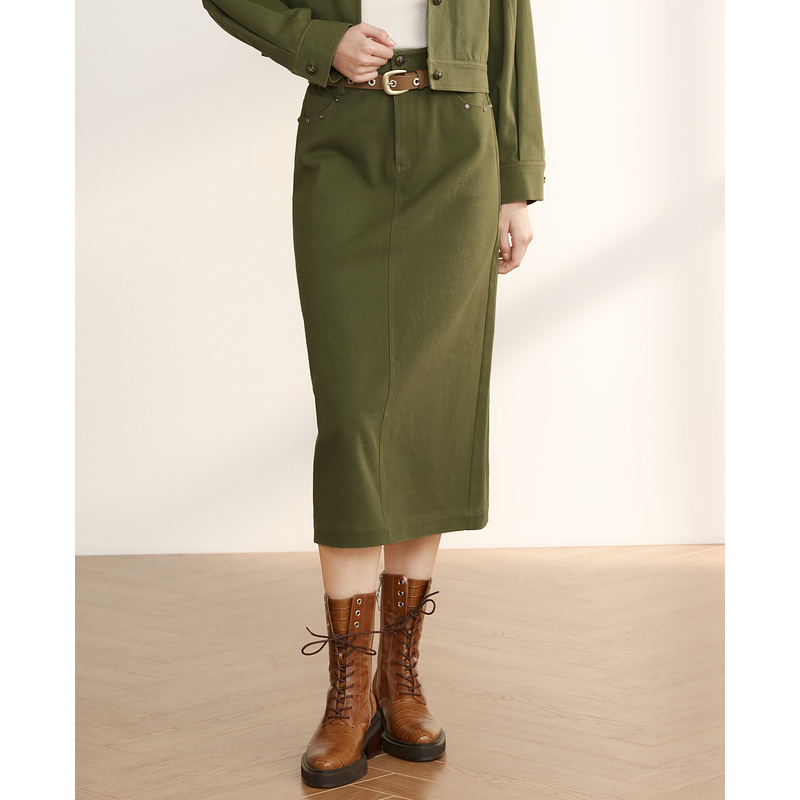 【九月专属】D63中长裙(水洗产品)5V1Q83084