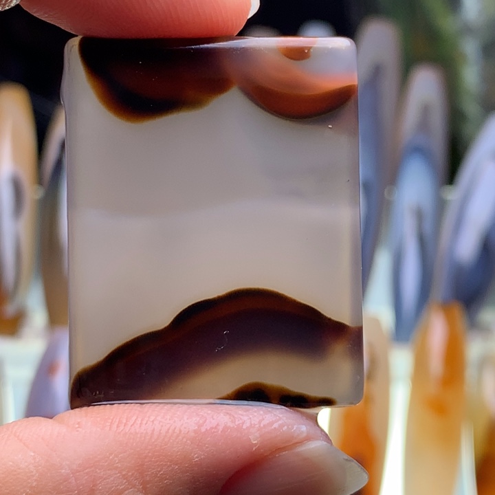 玛瑙/玉髓颈饰未镶嵌187