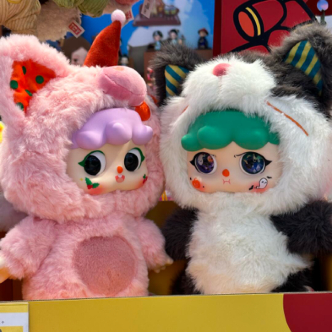 大漂亮migo 400毛绒大娃搪胶毛绒公仔女生盲盒可爱女友生日礼物萌