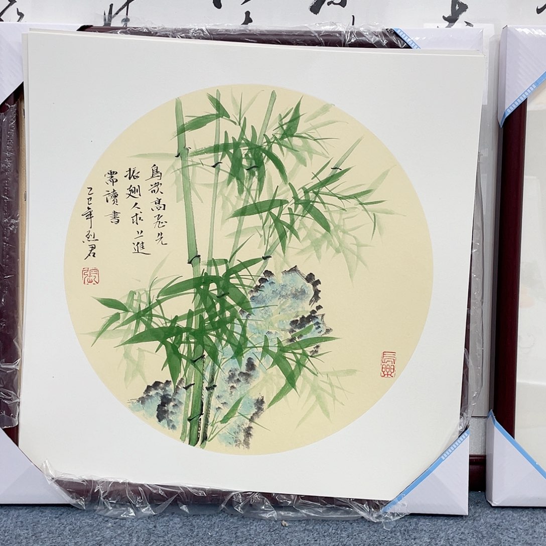 国画手绘手写作品
