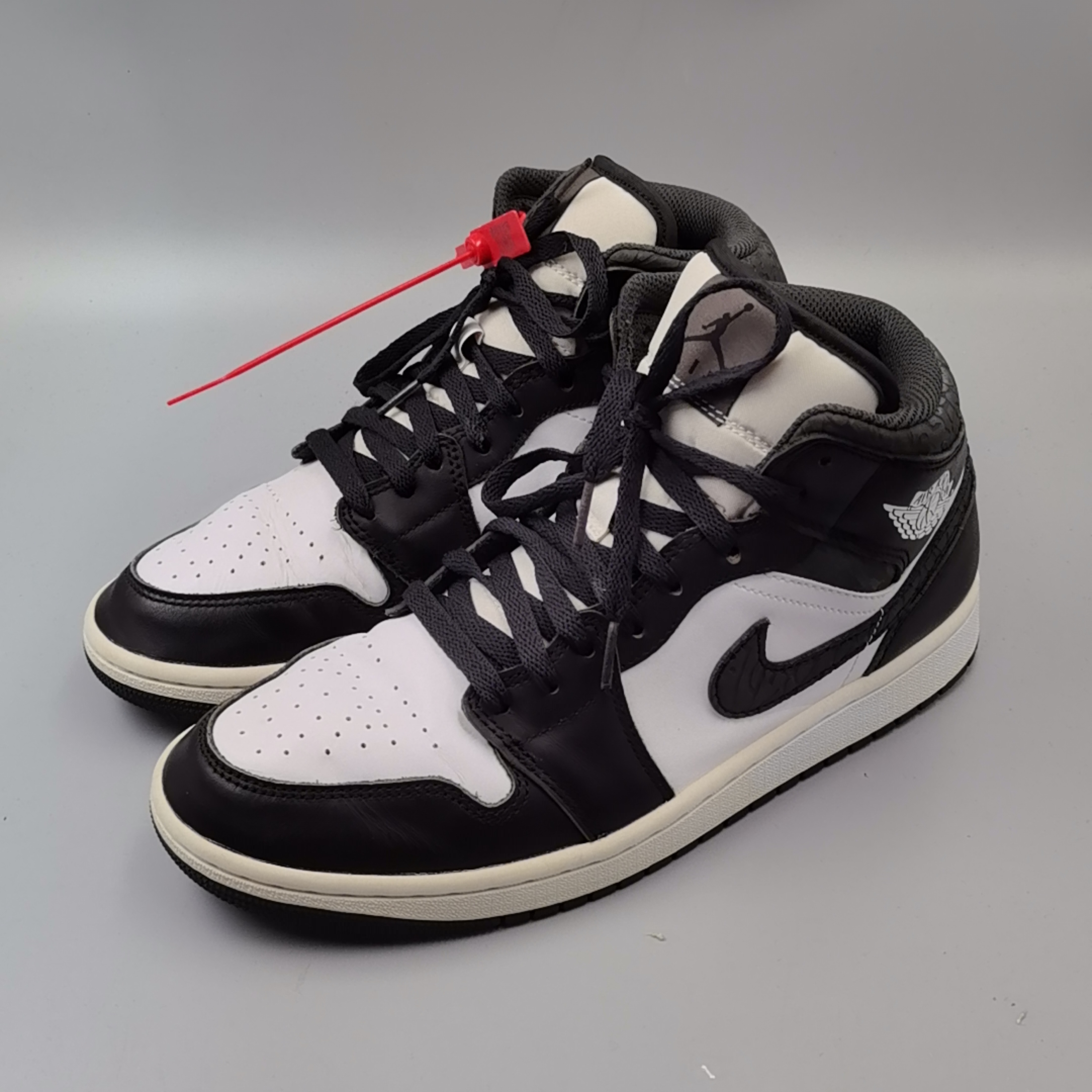 90新 MM6 43码275 AJ 1 休闲鞋 二手正品 黑白熊猫/中帮 轻微褶皱