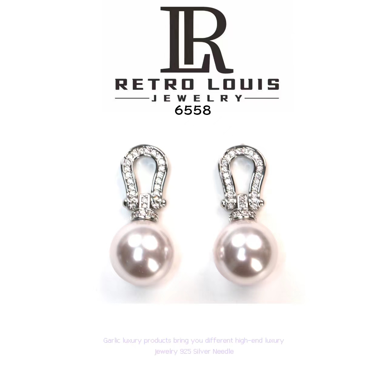 铜合金耳饰 RETRO LOUIS设计师款耳饰~6558