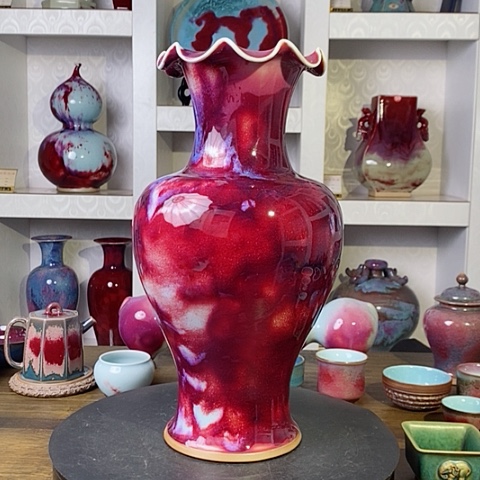 摆件禹州神后钧瓷原产地~