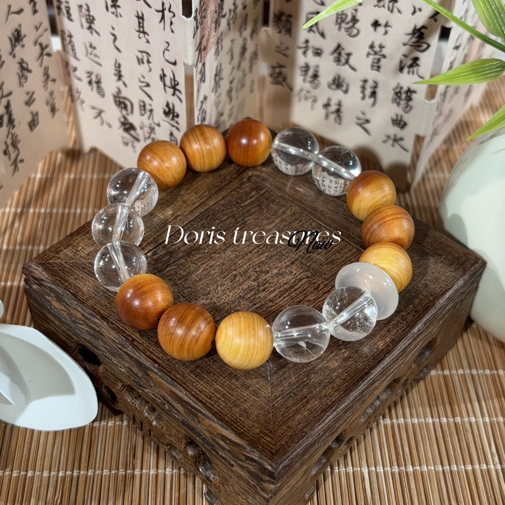 【藏春坞】 H天然水晶手串 多样性发一 颜色微差