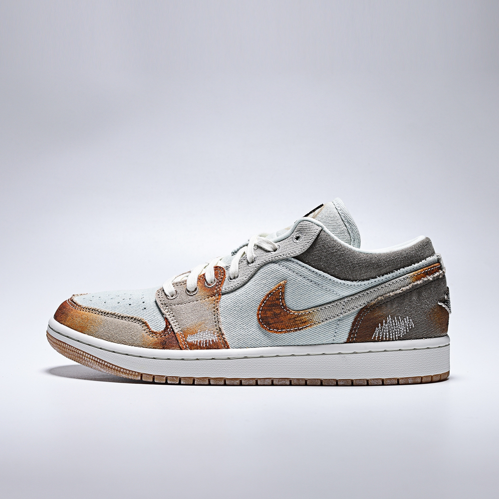 【滔搏联动】NIKE男子AIR JORDAN 1 LOW SE流光风篮球鞋IM6664-991