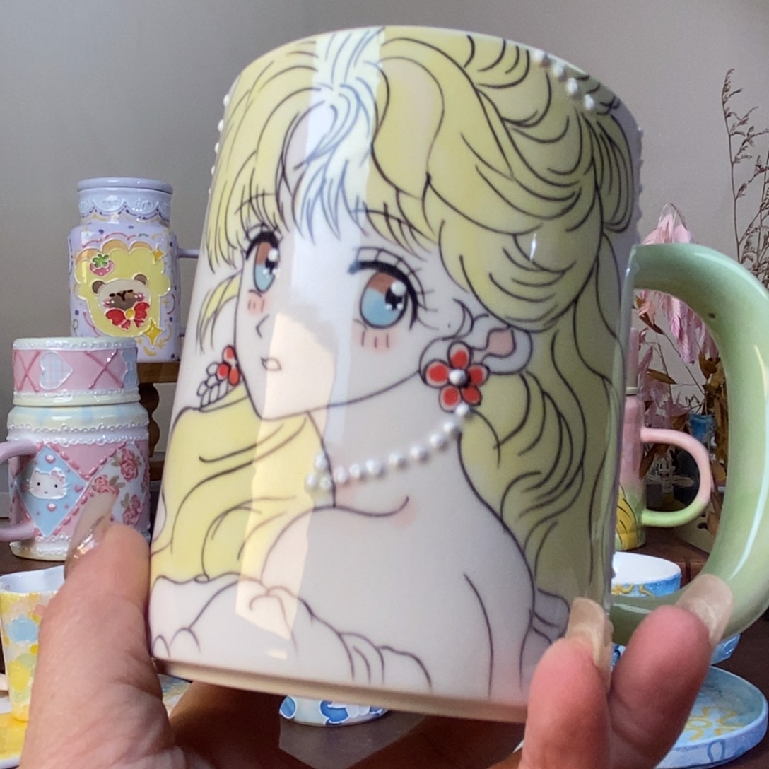 杯景德镇手绘水杯