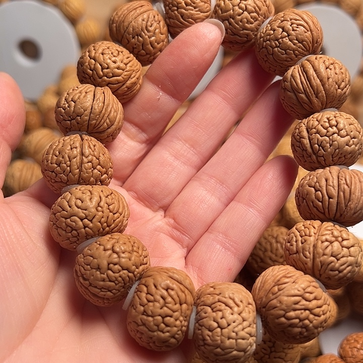 手串桃核桃核手串肌肉纹19➕