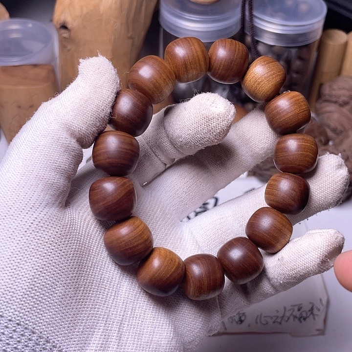 檀香木无事牌檀香木1.5/1.6横纹虎皮沉水微暇