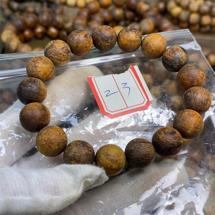 贡木手串/手链1.2红油麻丝