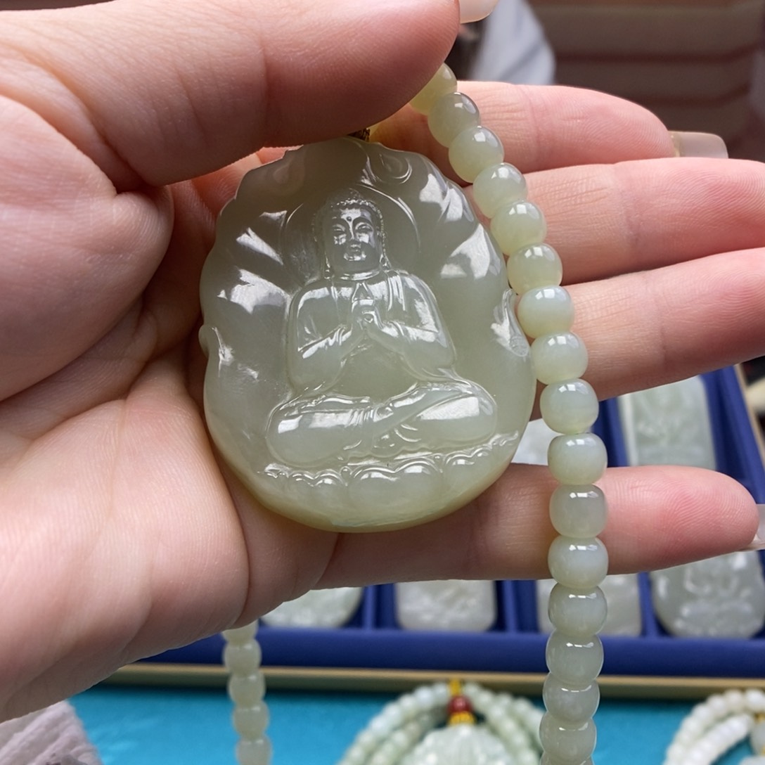 和田玉颈饰未镶嵌~****~