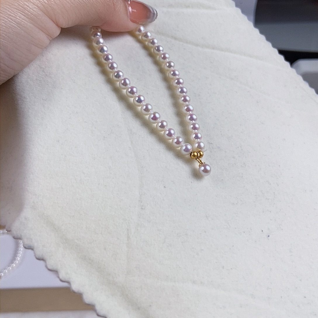 淡水珍珠手绳银S925镶嵌