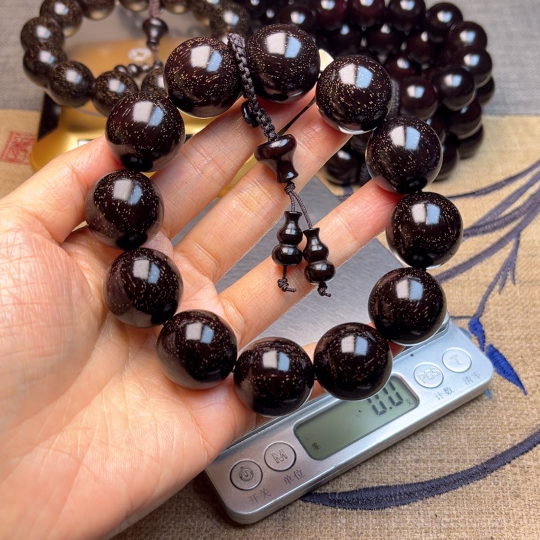 檀香紫檀（小叶紫檀）2.0 12颗满天星