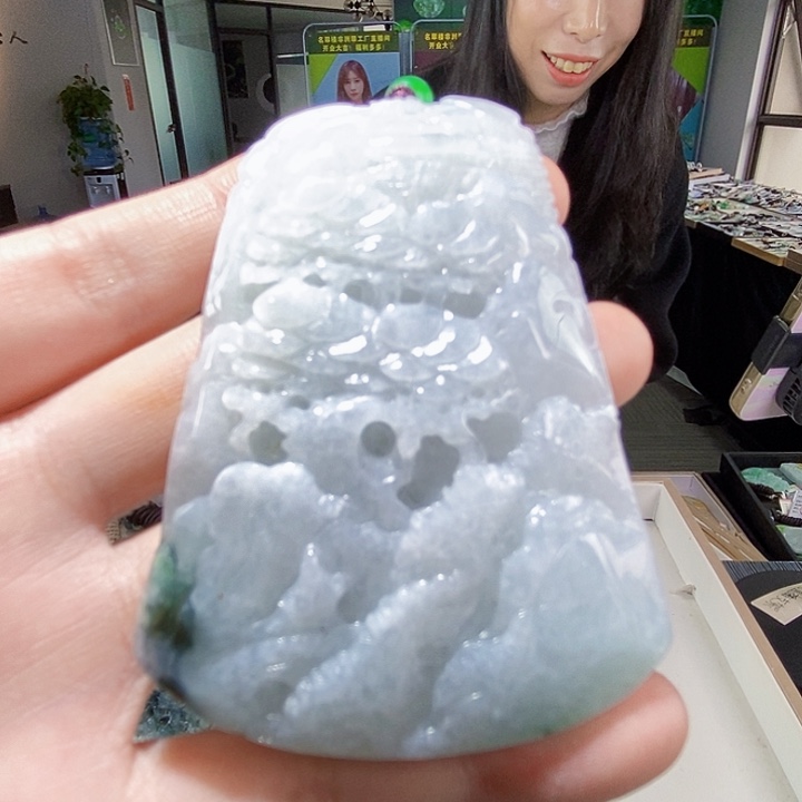 颈饰未镶嵌翡翠翡翠