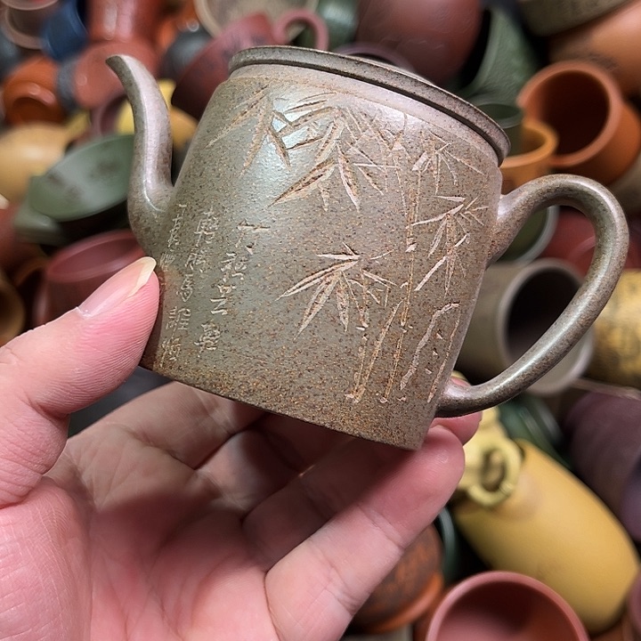 紫砂茶杯全手工紫砂主人杯