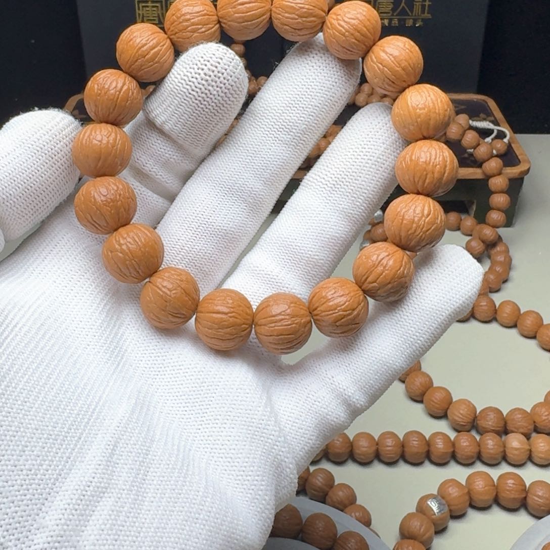 猴头核桃手串摩**卡15同尺凤羽