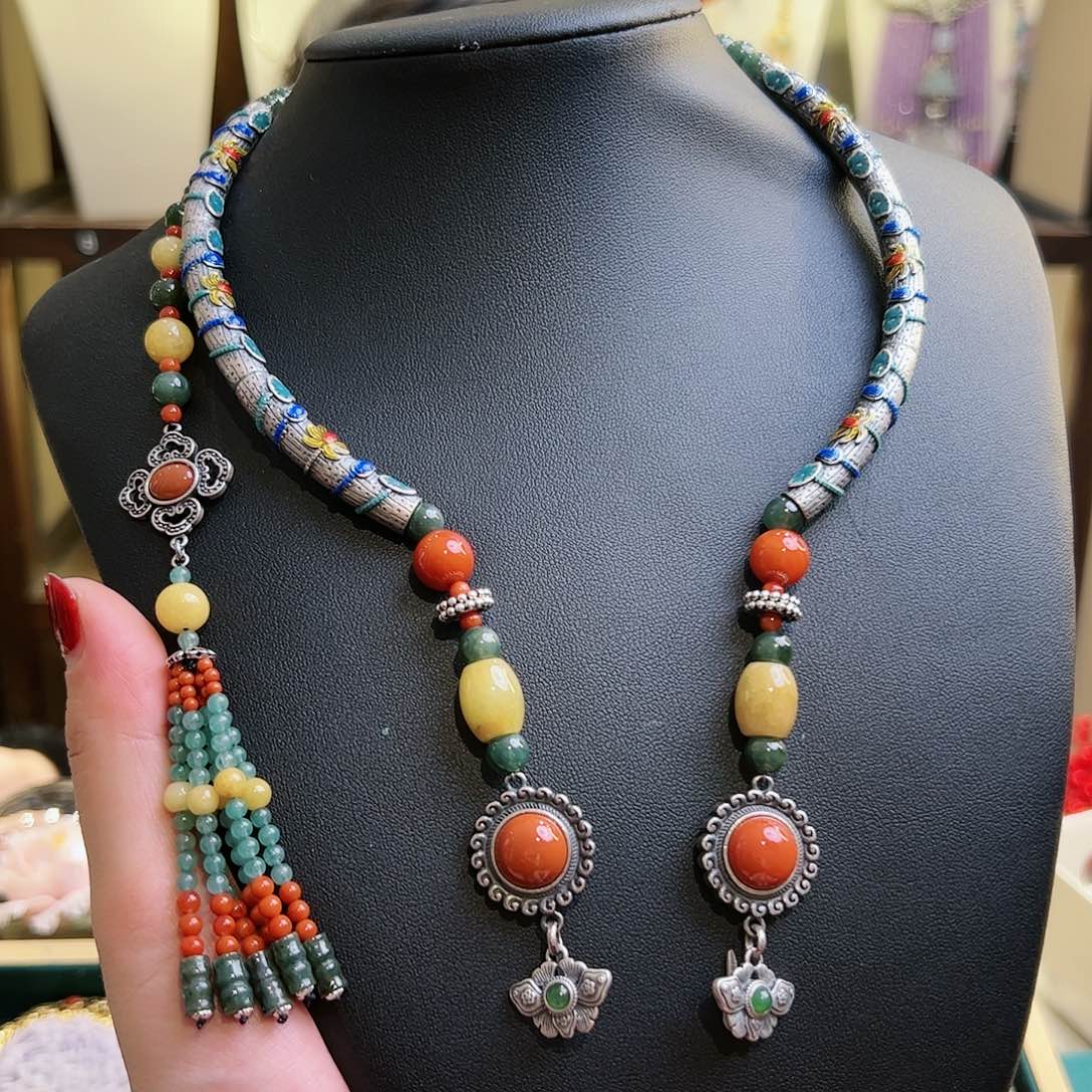 翡翠项链未镶嵌项链