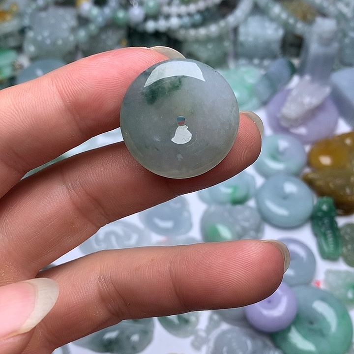 翡翠未镶嵌颈饰天然翡翠