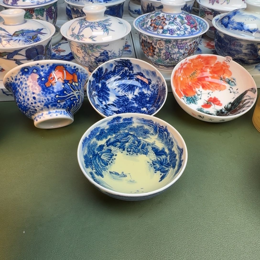 陶纯手工纯手绘茶具320