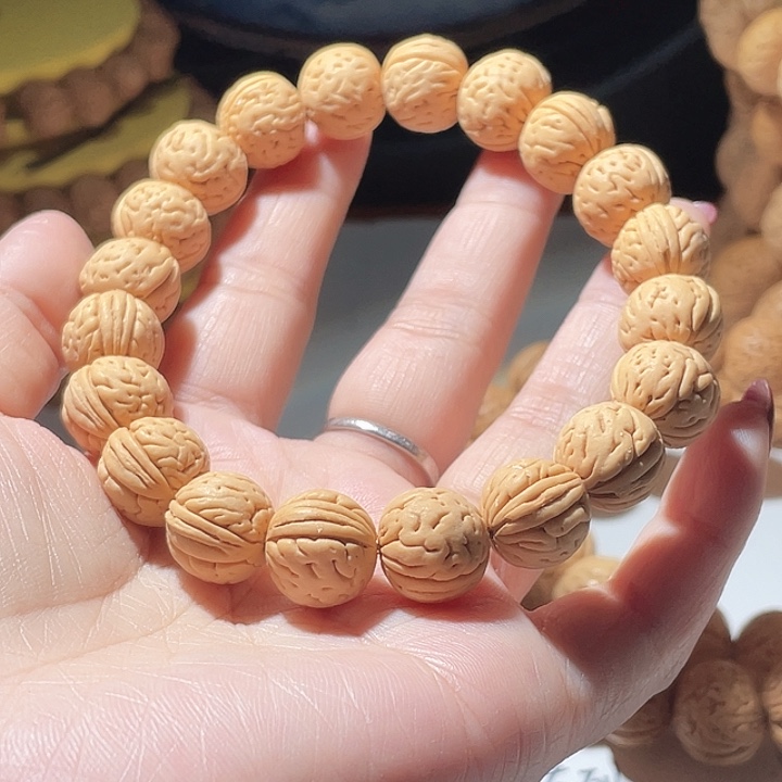 品***茗桃核吊坠桃核手串肌肉78