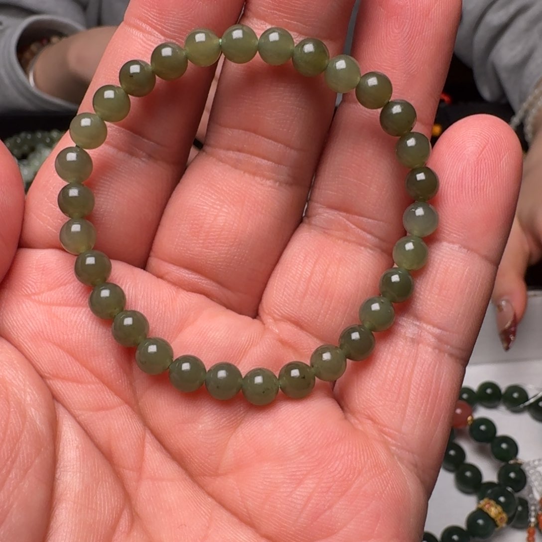 和田玉手链未镶嵌