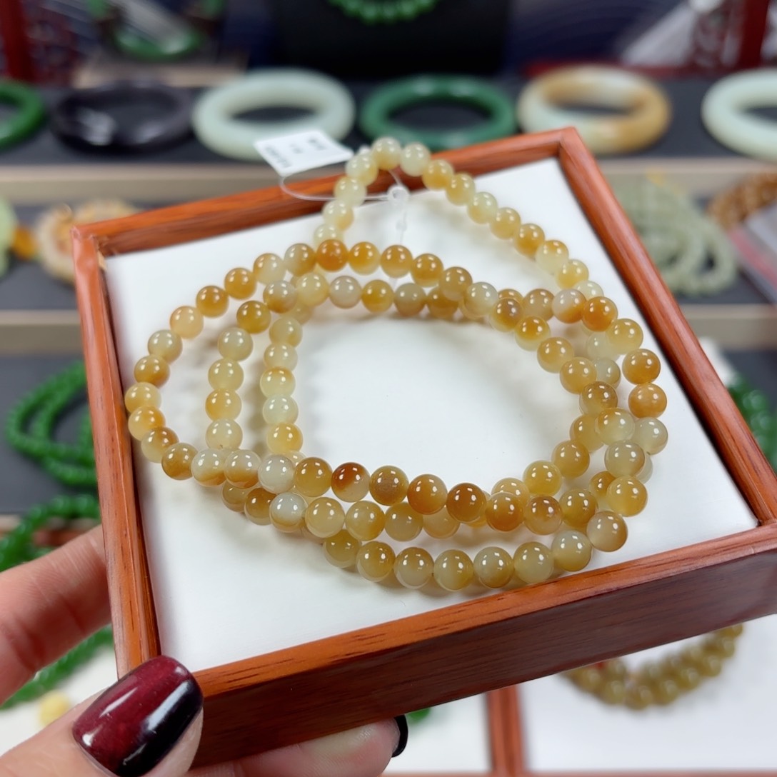 和田玉手链未镶嵌