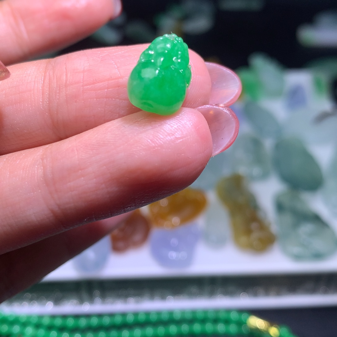 定制翡翠未镶嵌恋**世毛货