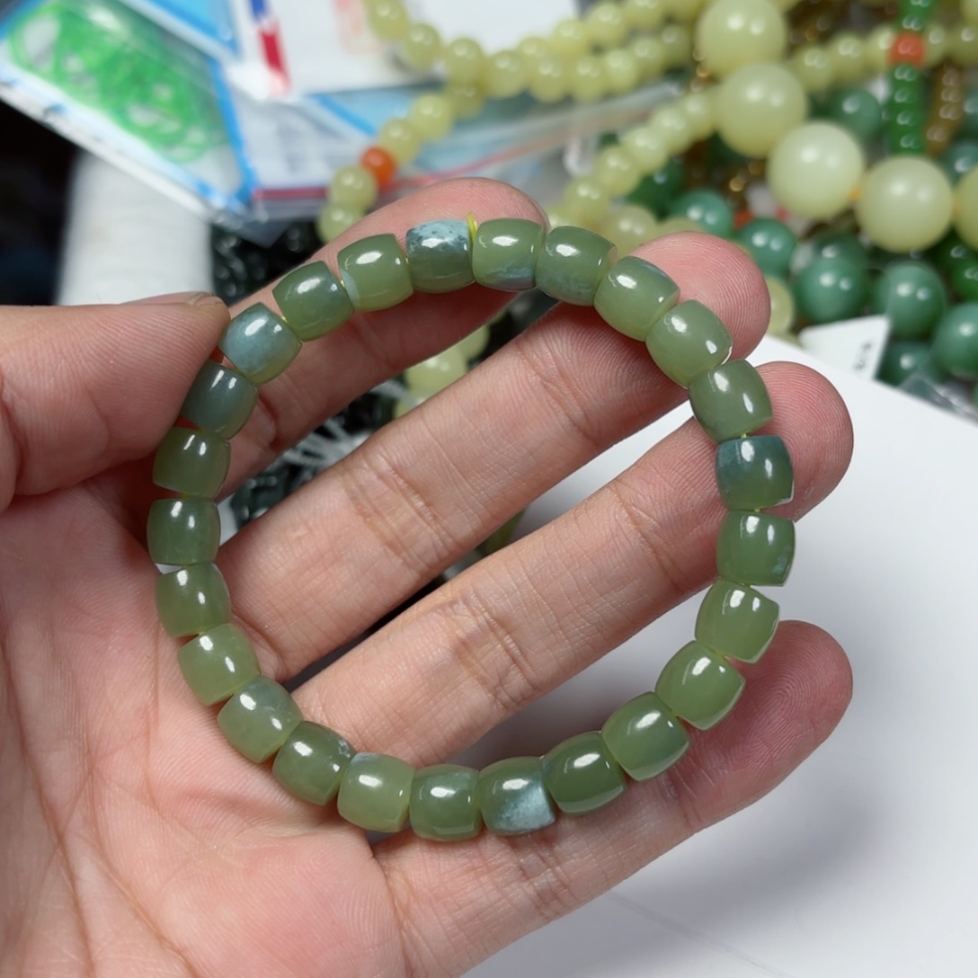 和田玉手链未镶嵌