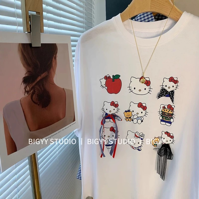 159（自营品牌）苹果kt2025夏季新品短袖t女大童