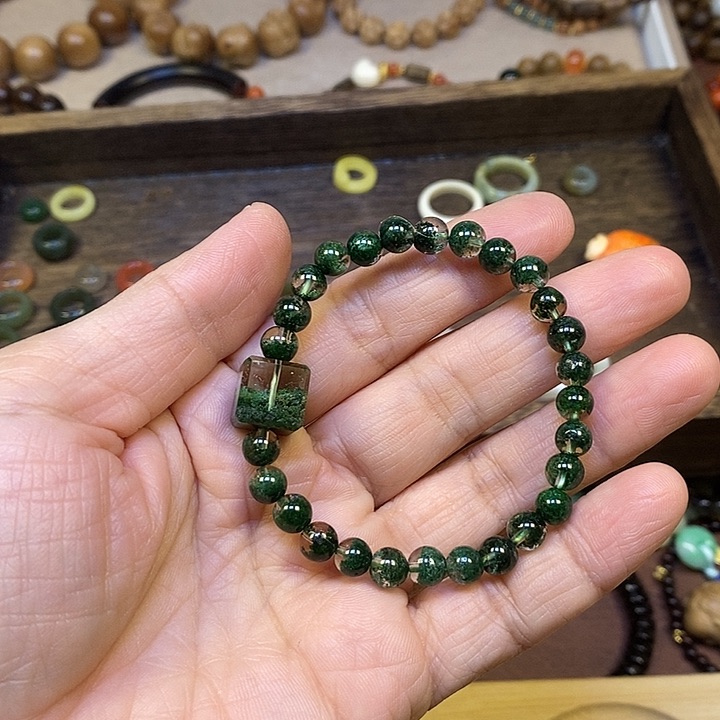 菩提其他绿小幽灵0.6单圈手串