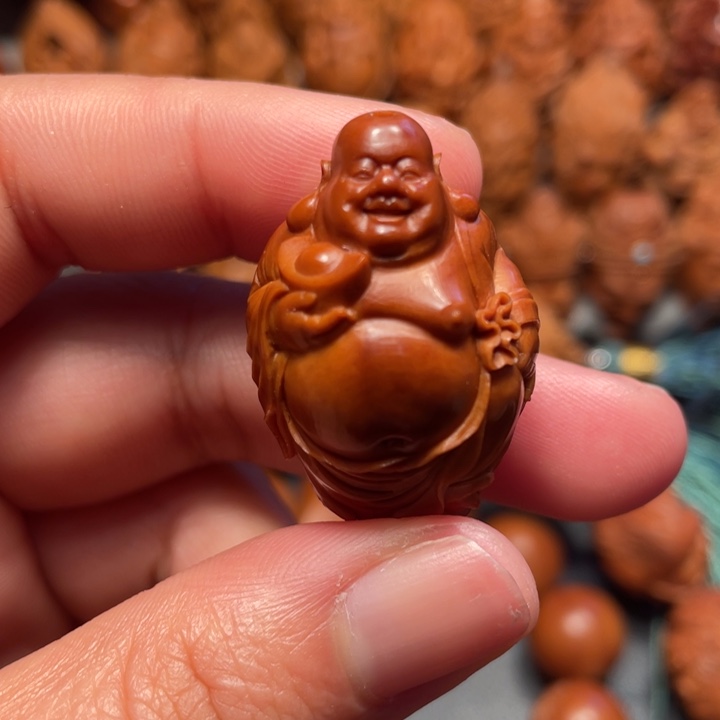 【闪购商品】橄榄核手串/手链童子弥勒。