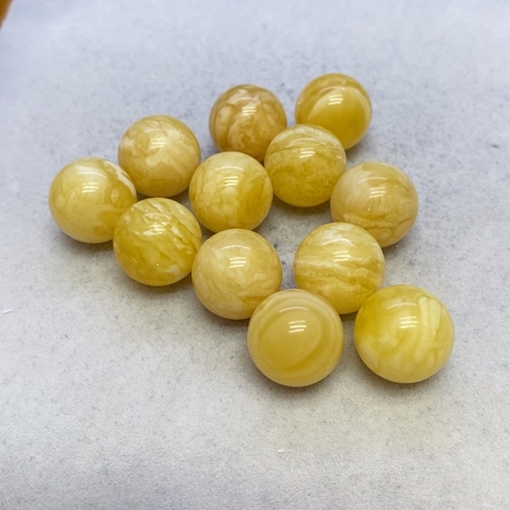 蜜蜡裸石未镶嵌娟*手串