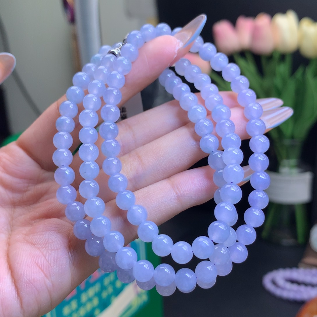 翡翠未镶嵌颈饰天然