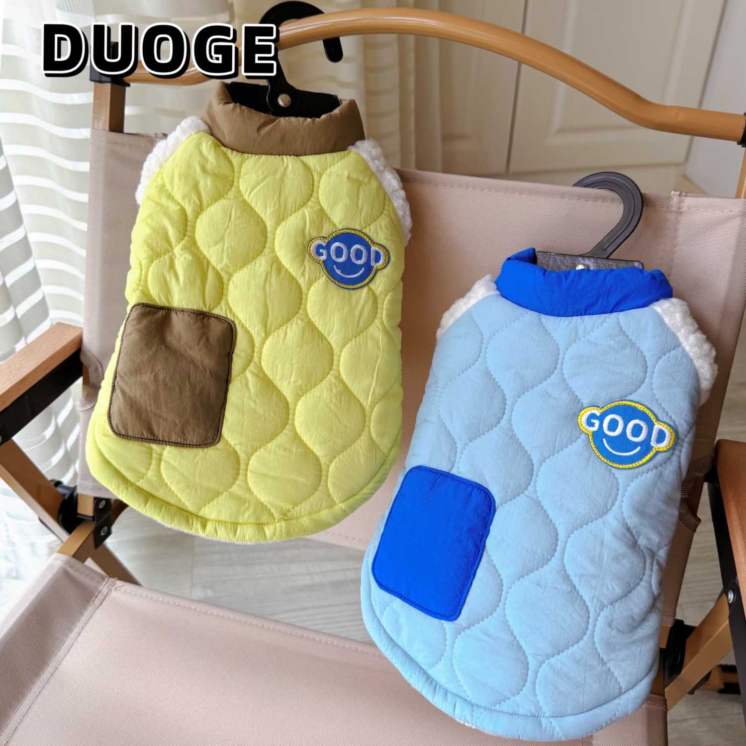 新款宠物衣服泰迪比熊秋冬装棉衣马甲