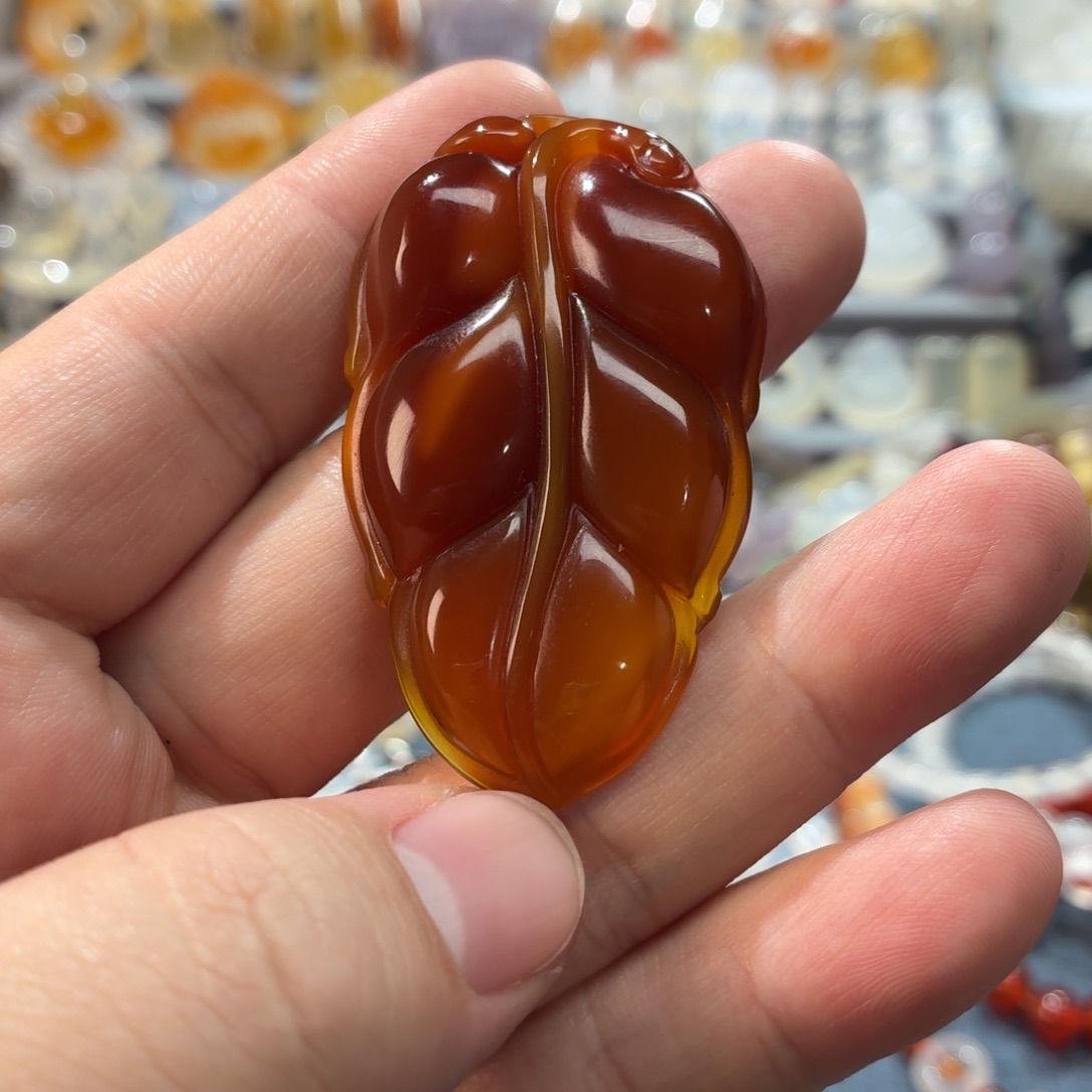 玛瑙/玉髓未镶嵌吊坠(不含链)