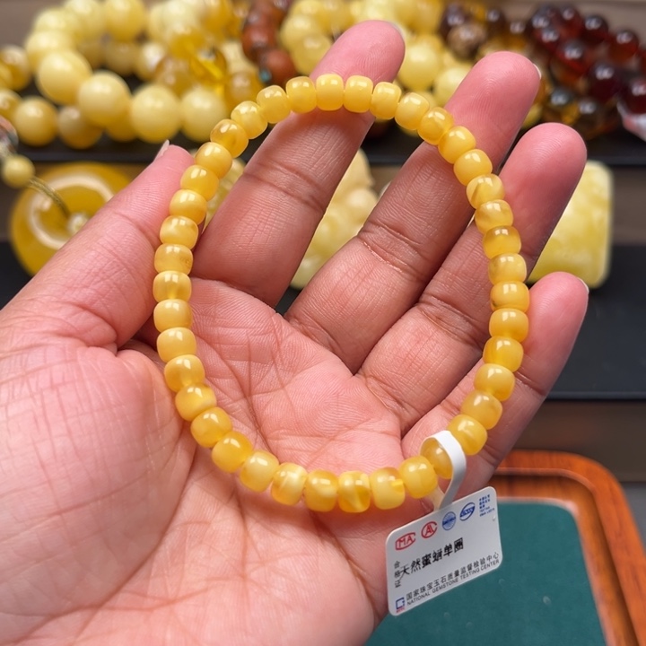 琥珀未镶嵌珠宝奇石M87号6.5+妖花