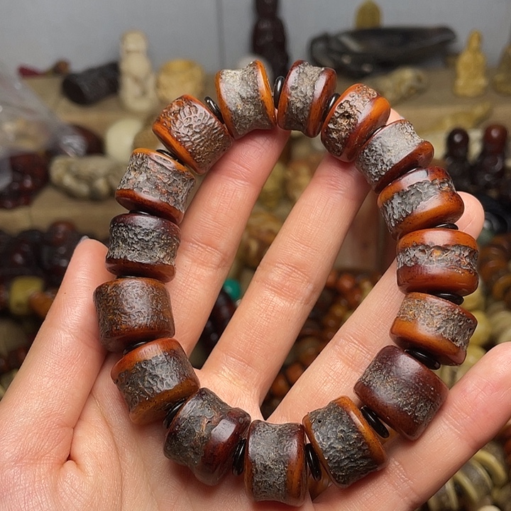 手串/手链牛骨润红1.8嘎手串