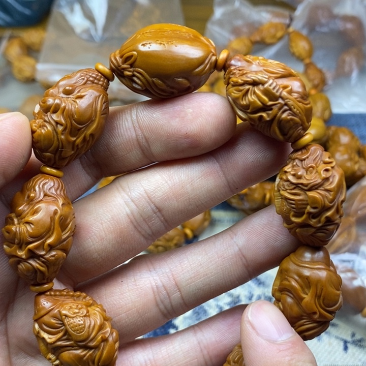 手串/手链橄榄核橄榄核雕工艺手串
