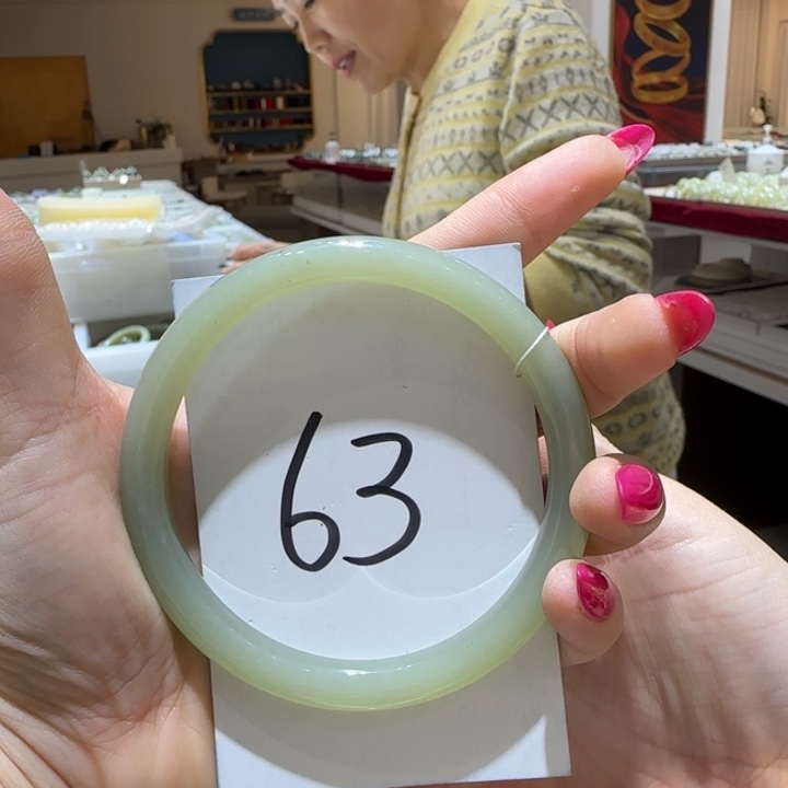 和田玉未镶嵌手镯725