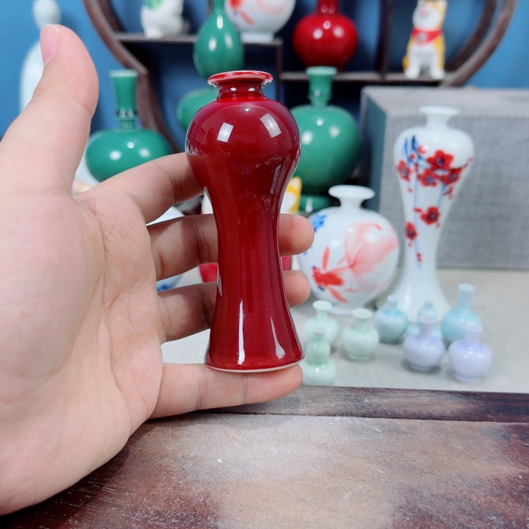 陶瓷手工小花器摆件