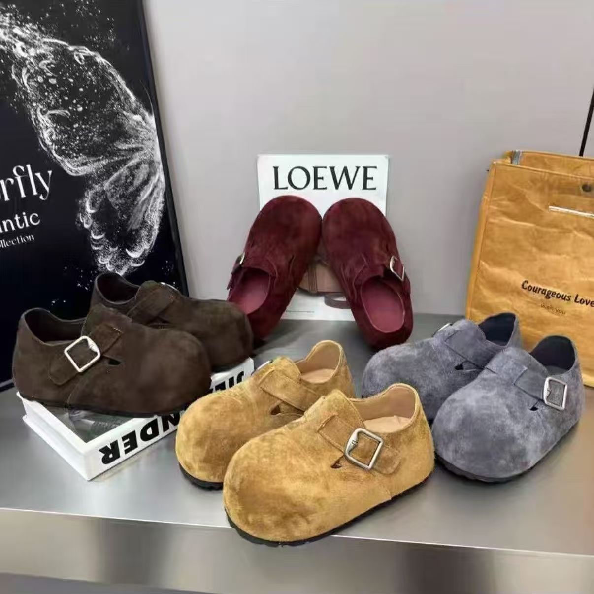 1秋季松糕鞋系带圆头增高韩版平跟时尚平底胶粘休闲鞋舒适百搭软