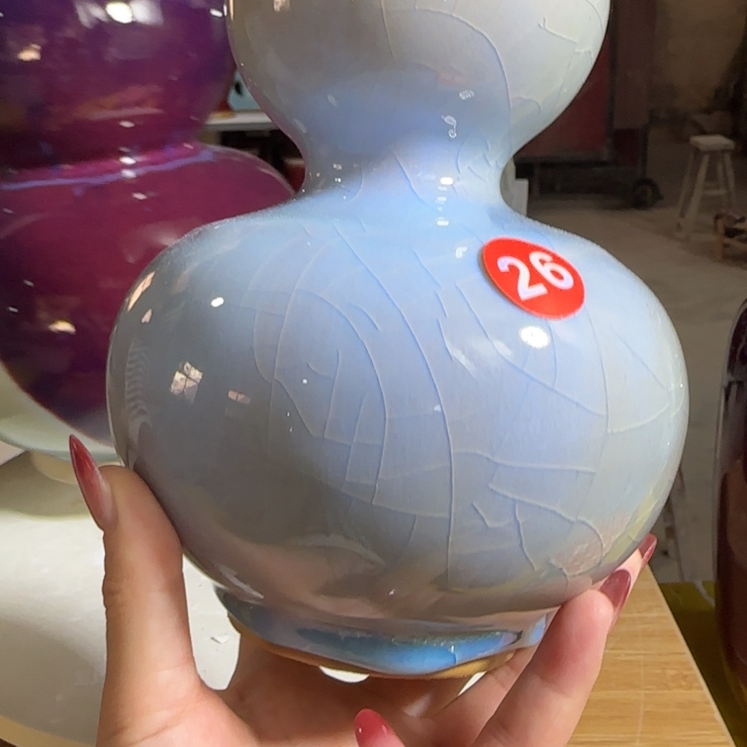 瓷摆件郑家钧窑摆件
