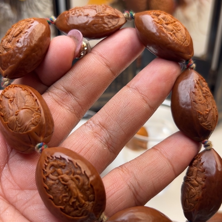 手串/手链橄榄核双面十八罗汉