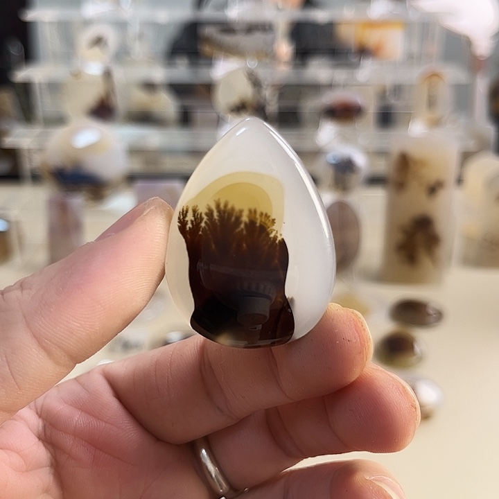 玛瑙/玉髓吊坠(不含链)未镶嵌