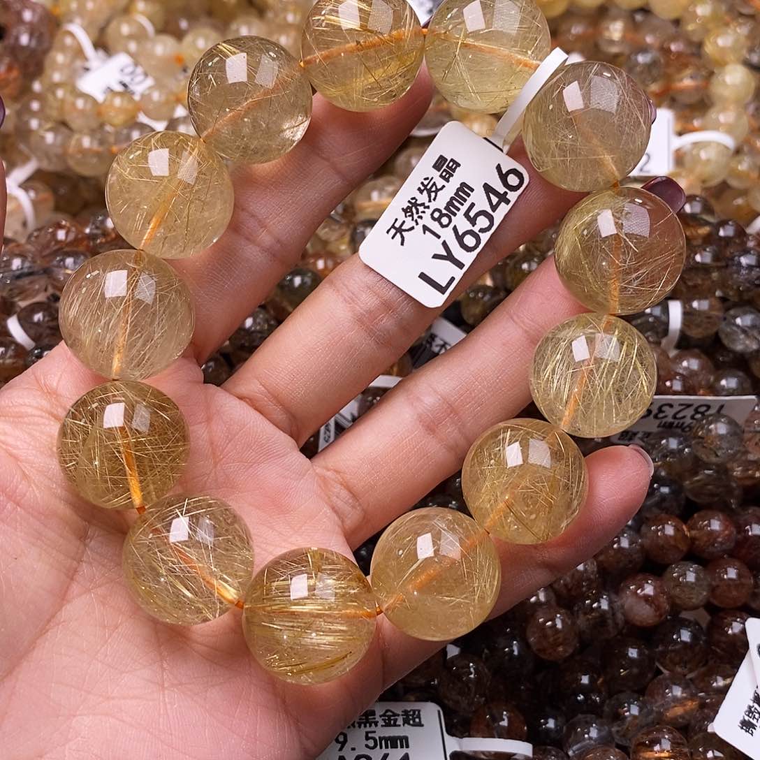 水晶手链未镶嵌我