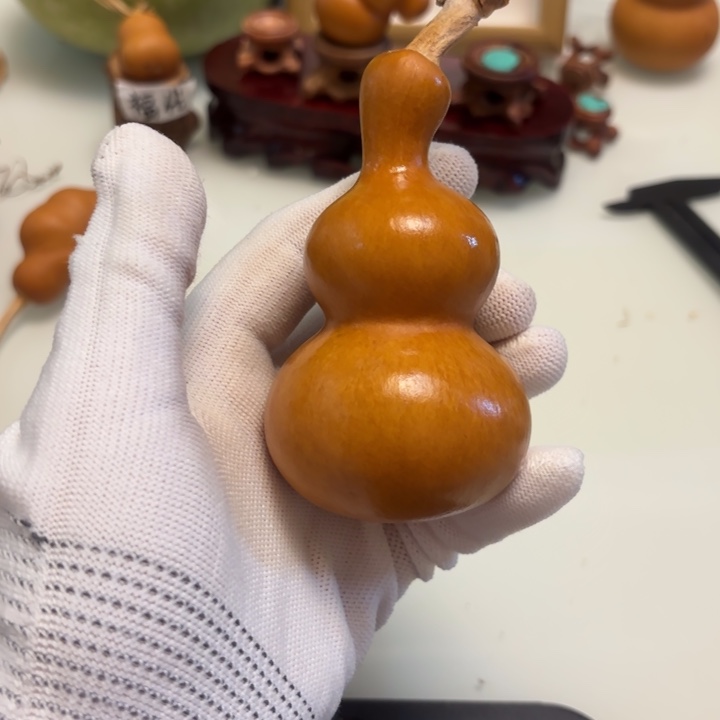 德***米天然手捻老皮葫芦