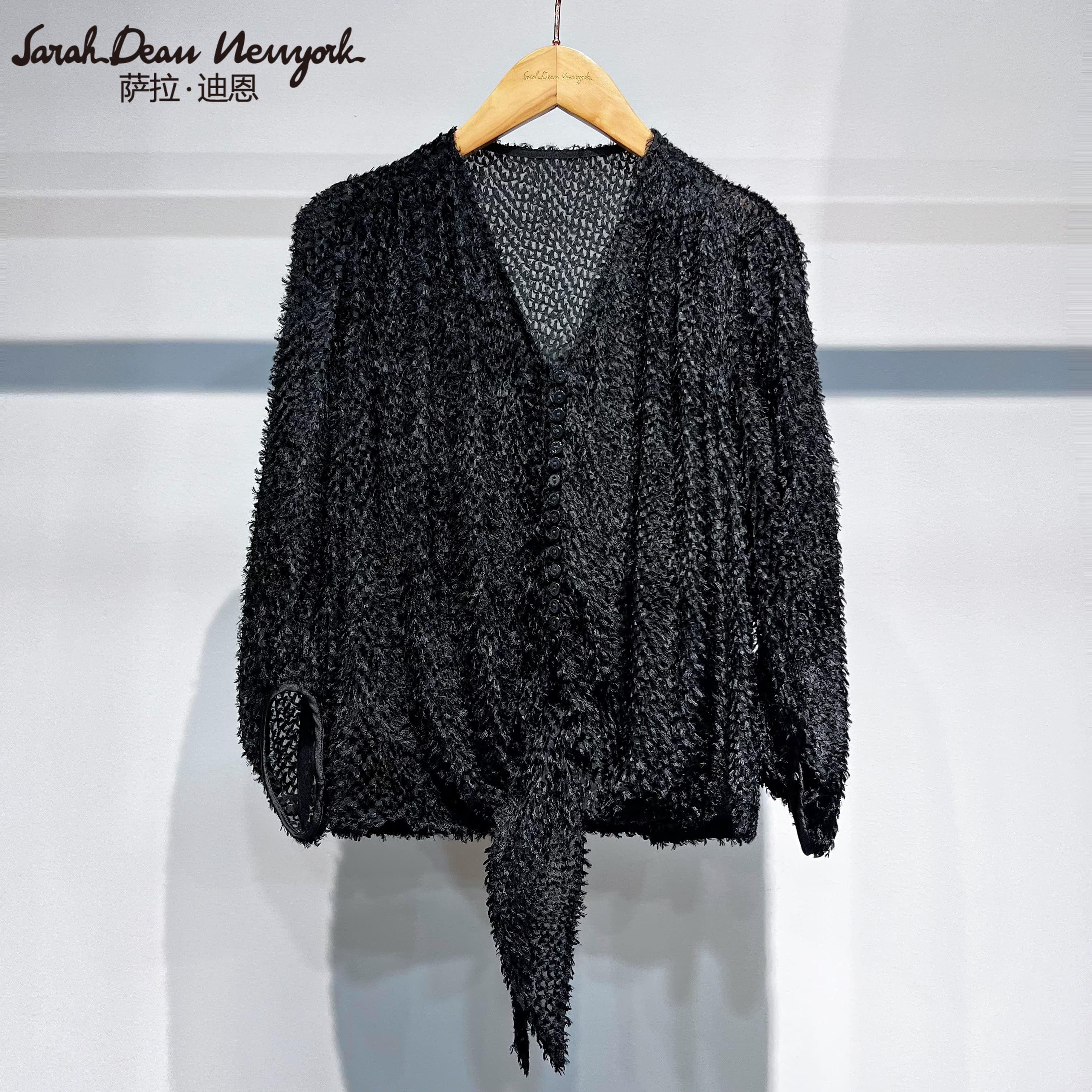 【萨拉迪恩】简约极简风设计师夏季开衫款