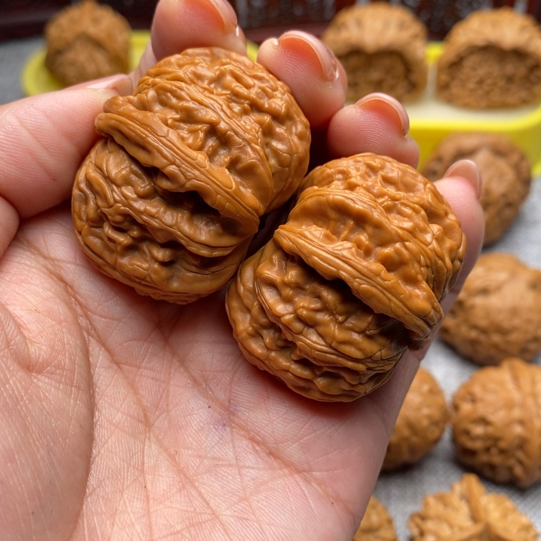 文玩核桃把件愿***ㅤ球白38