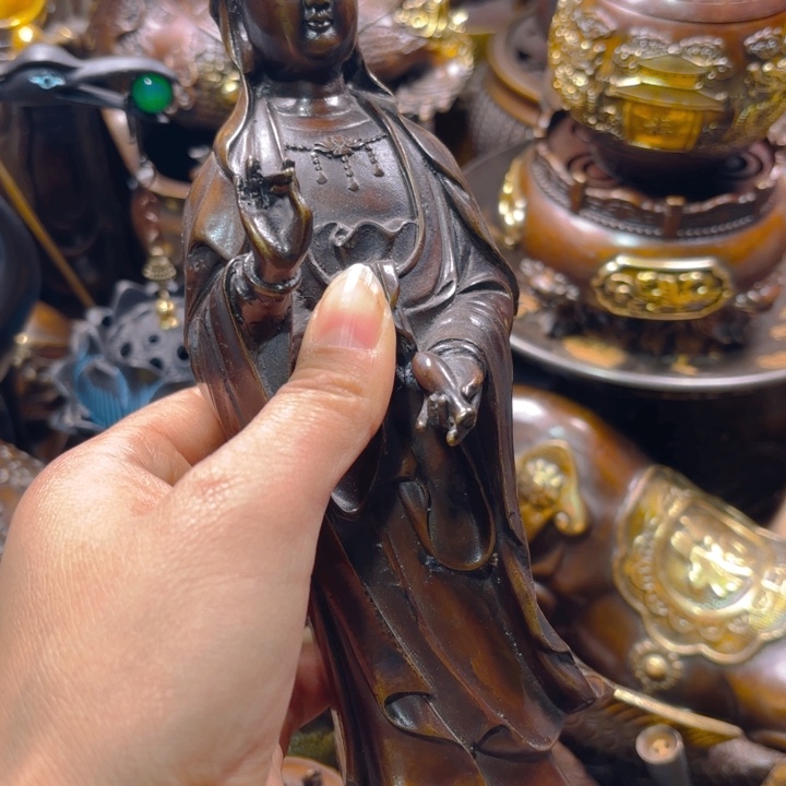 铜器摆件收收藏藏